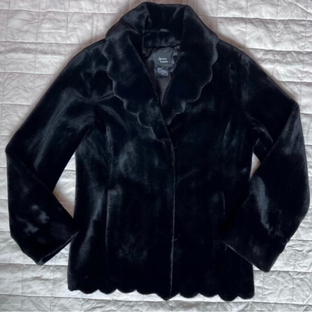 Dennis Basso Black Teddy Jacket